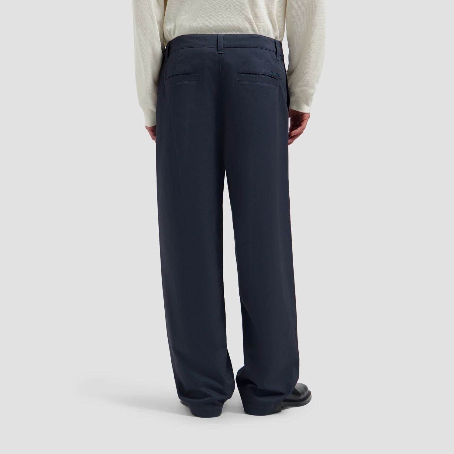 Olaf Washed Barrel Leg Broek Navy