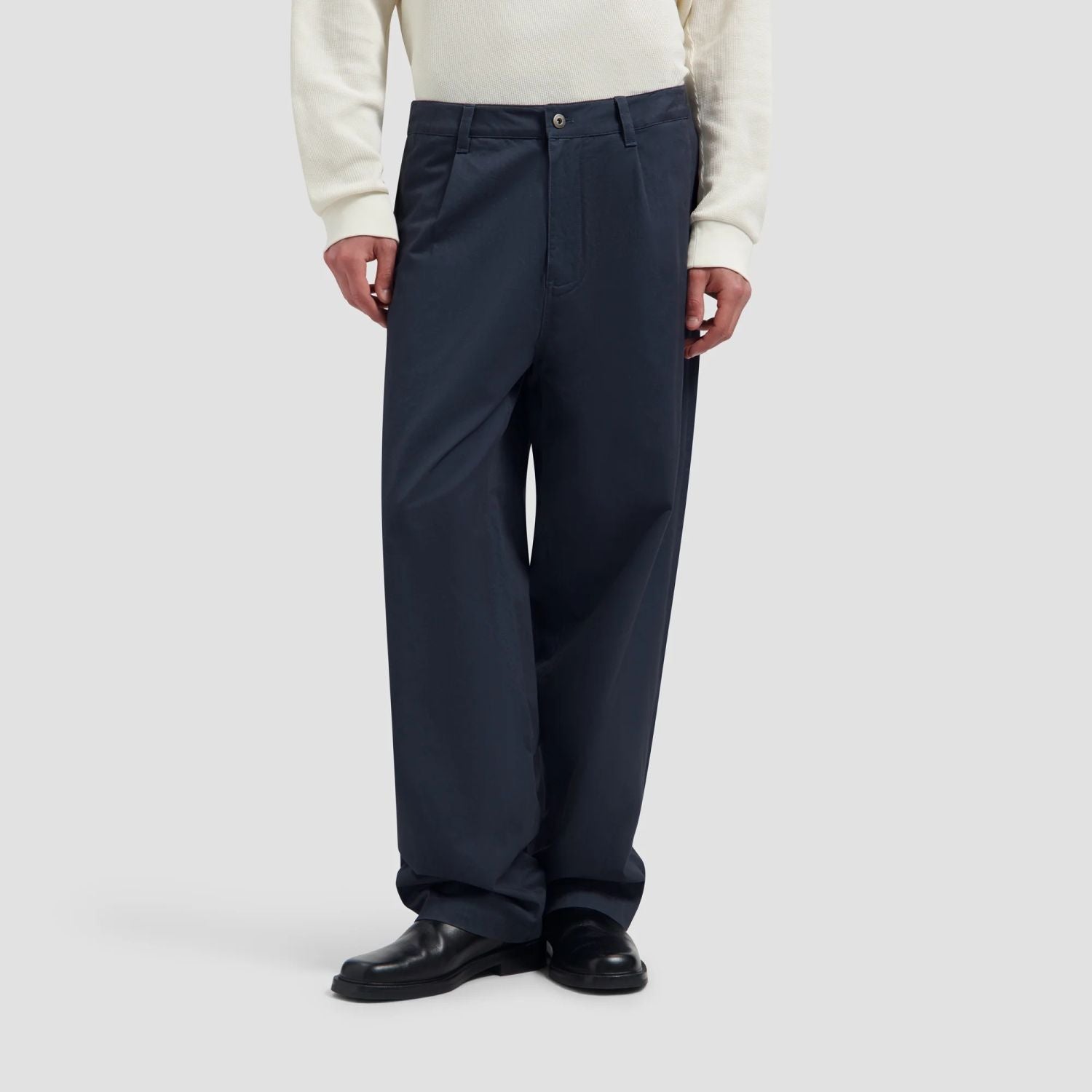 Olaf Washed Barrel Leg Broek Navy