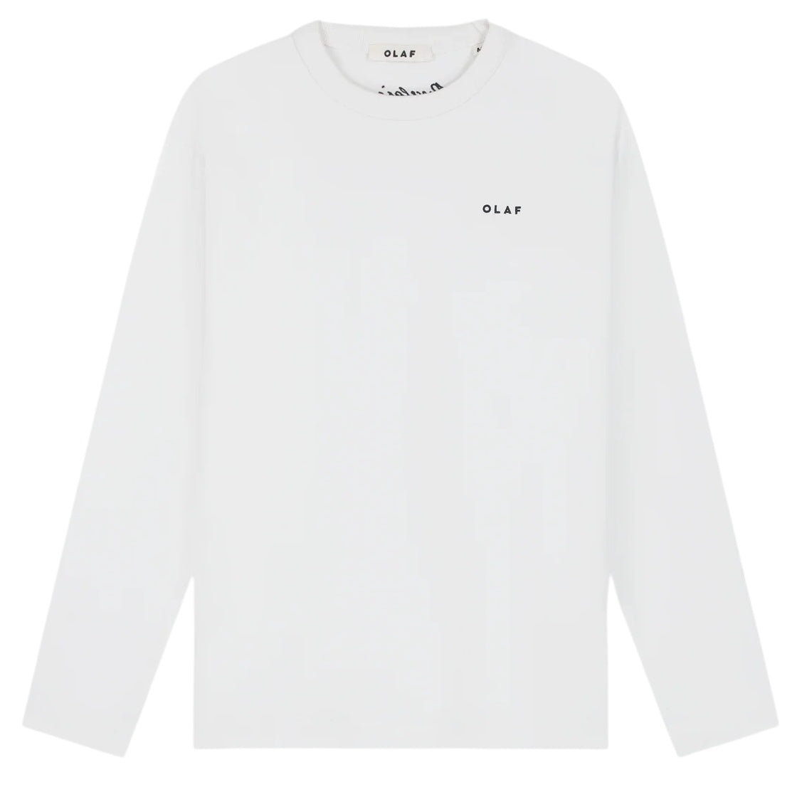 Olaf Western Logo Longsleeve T-shirt Wit