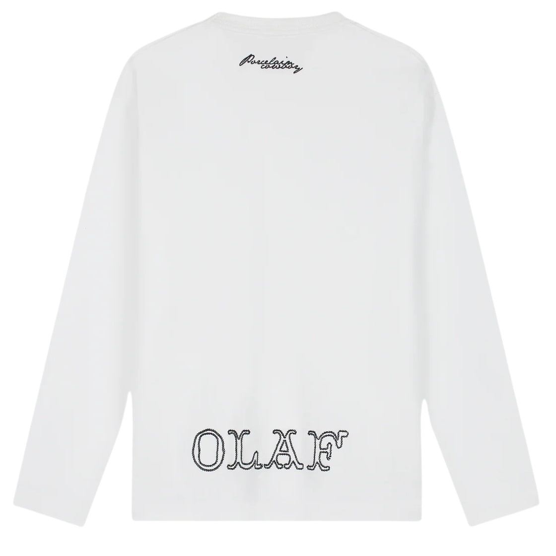 Olaf Western Logo Longsleeve T-shirt Wit