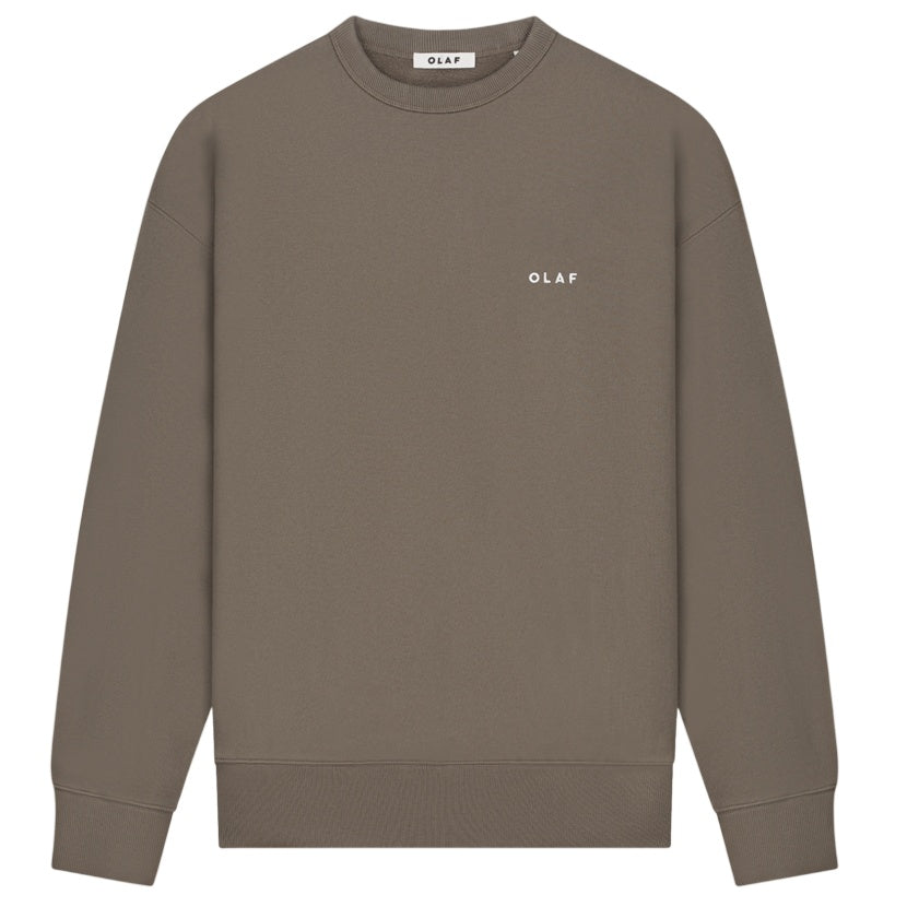 Olaf Western Logo Sweater Bruin