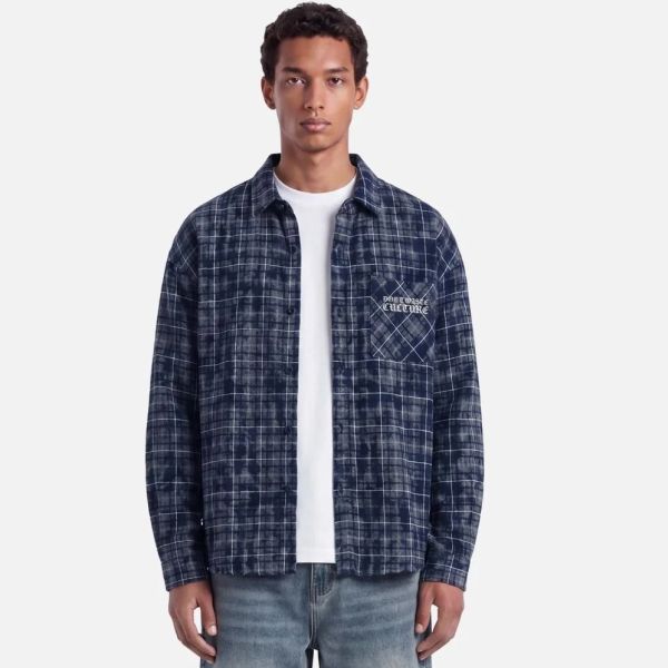 Don’t Waste Culture Levi Overhemd Blauw