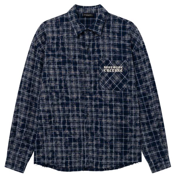 Don’t Waste Culture Levi Overhemd Blauw