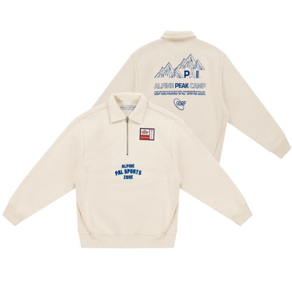 PAL Sporting Goods Alpine Zone Half Zip Sweater Off White