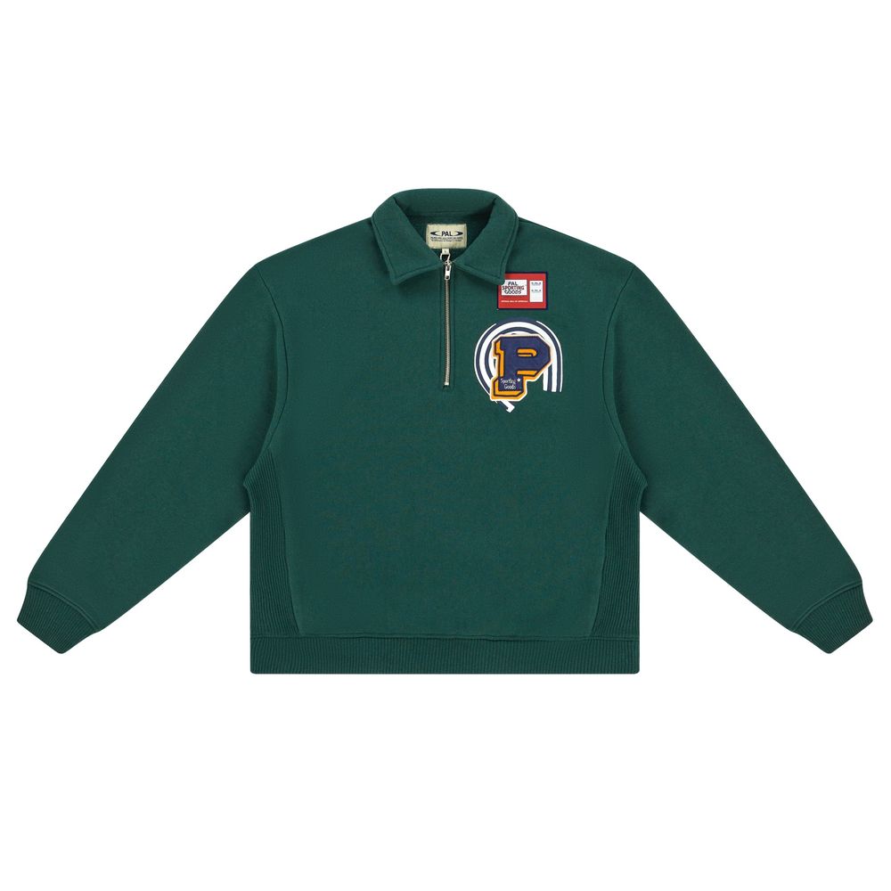pal sporting goods aurora half zip sweater donker groen