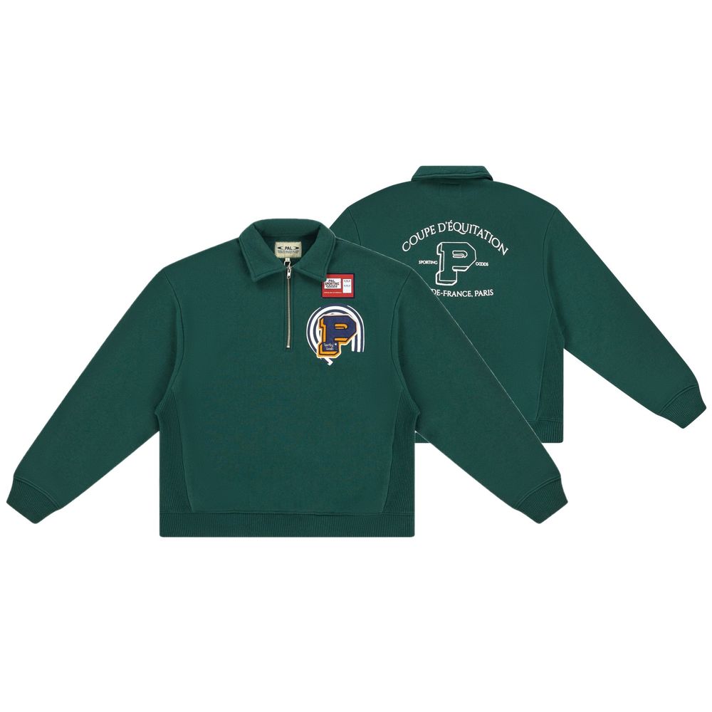 pal sporting goods aurora half zip sweater donker groen