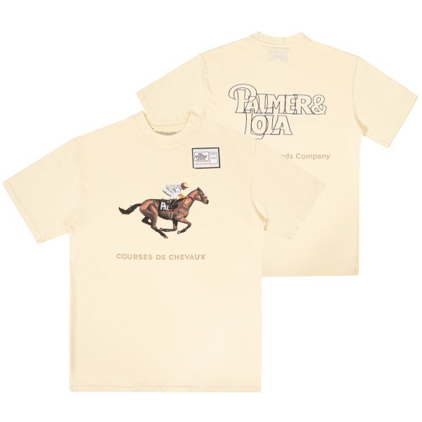 PAL Sporting Goods Courses De Chevaux T-shirt Geel