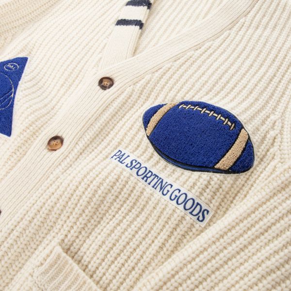 PAL Sporting Goods Frat 3.0 Wool Full Pledge Cardigan Off White