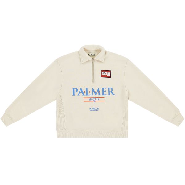 PAL Sporting Goods Lutz Half Zip Sweater Off White