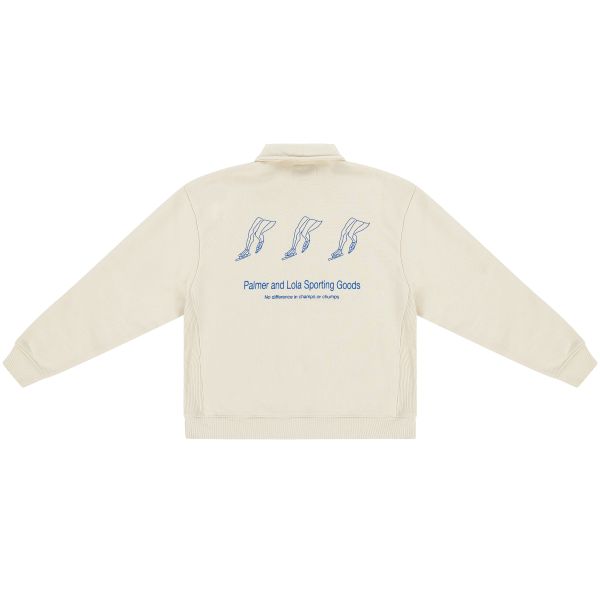 PAL Sporting Goods Lutz Half Zip Sweater Off White