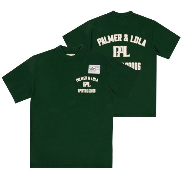 PAL Sporting Goods New Arch Logo T-shirt Donker Groen