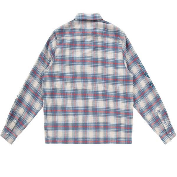 PAL Sporting Goods Swing For The Fences Overhemd Blauw/Off White