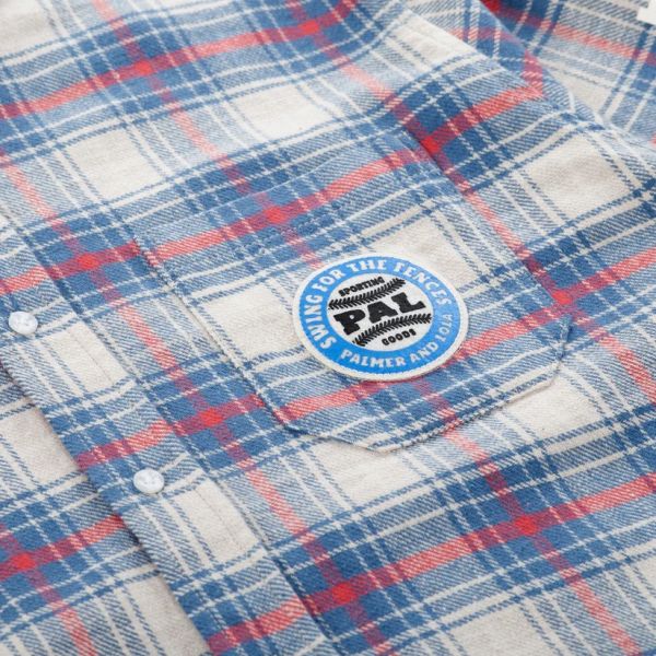 PAL Sporting Goods Swing For The Fences Overhemd Blauw/Off White