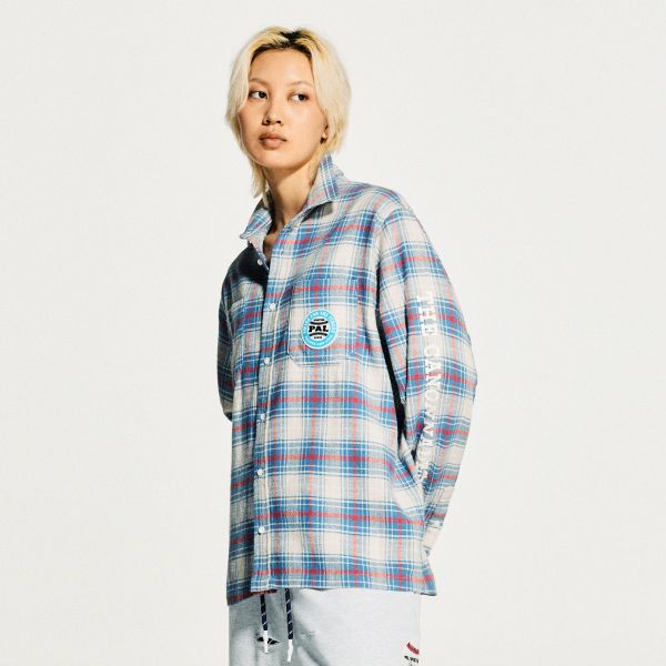 PAL Sporting Goods Swing For The Fences Overhemd Blauw/Off White