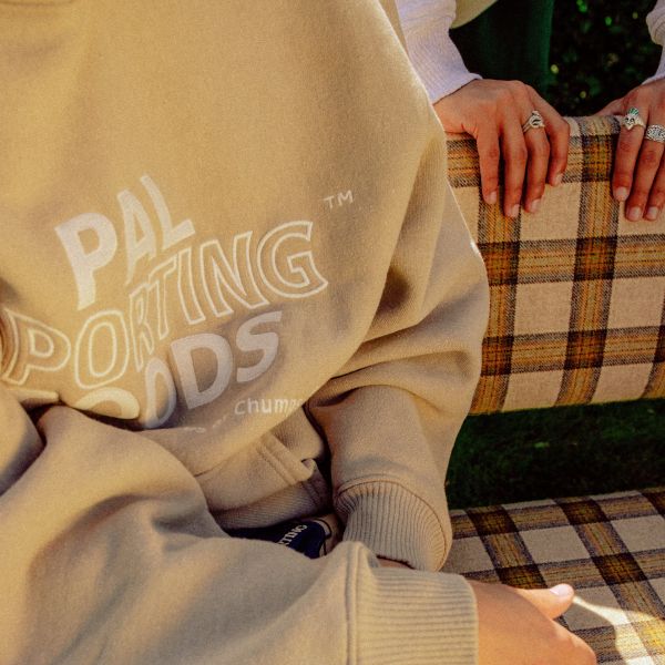 PAL Sporting Goods Trademark For All Times Hoodie Beige