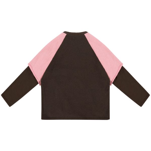 PAL Sporting Goods Trialhead Longsleeve T-shirt Bruin/Roze