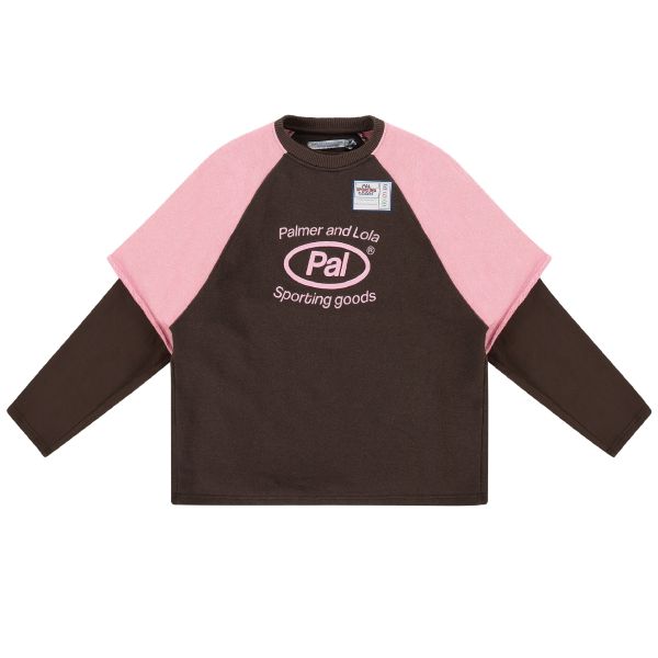 PAL Sporting Goods Trialhead Longsleeve T-shirt Bruin/Roze