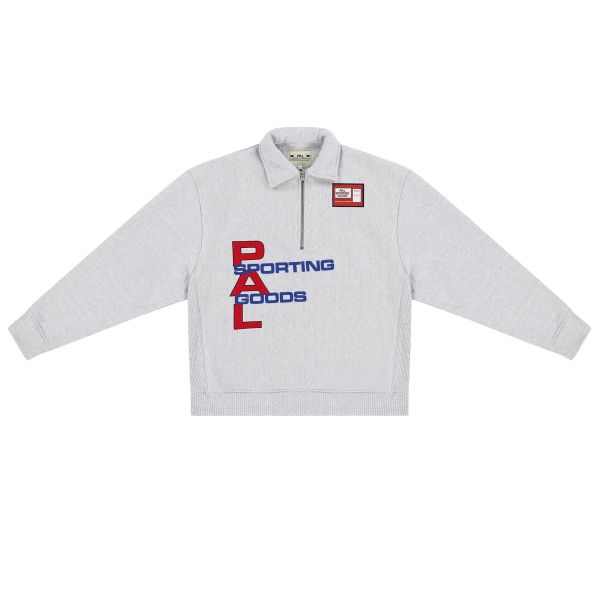 PAL Sporting Goods Wipe Out Half Zip Sweater Grijs