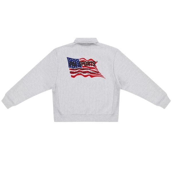 PAL Sporting Goods Wipe Out Half Zip Sweater Grijs