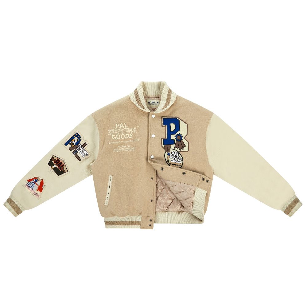 pal sporting goodsrace of the century varsity jack beige