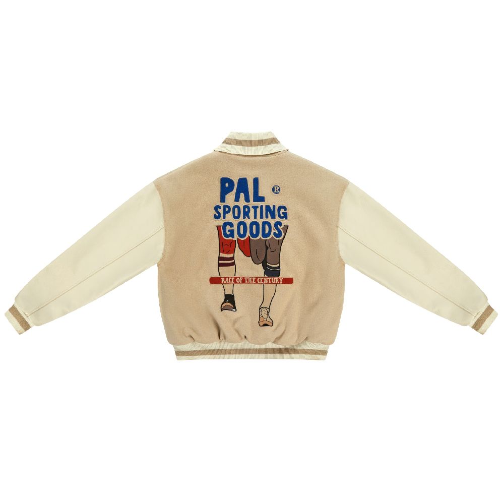 pal sporting goodsrace of the century varsity jack beige