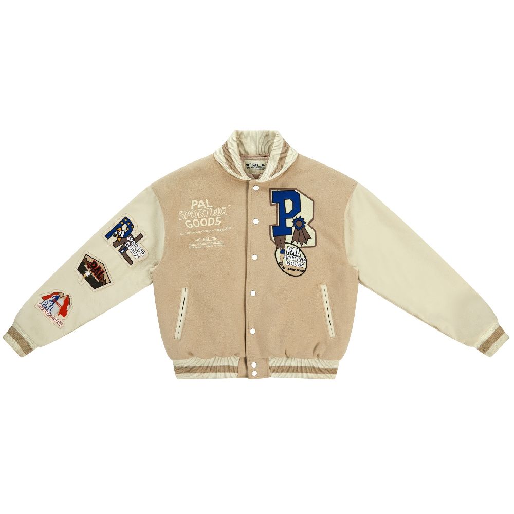 pal sporting goodsrace of the century varsity jack beige