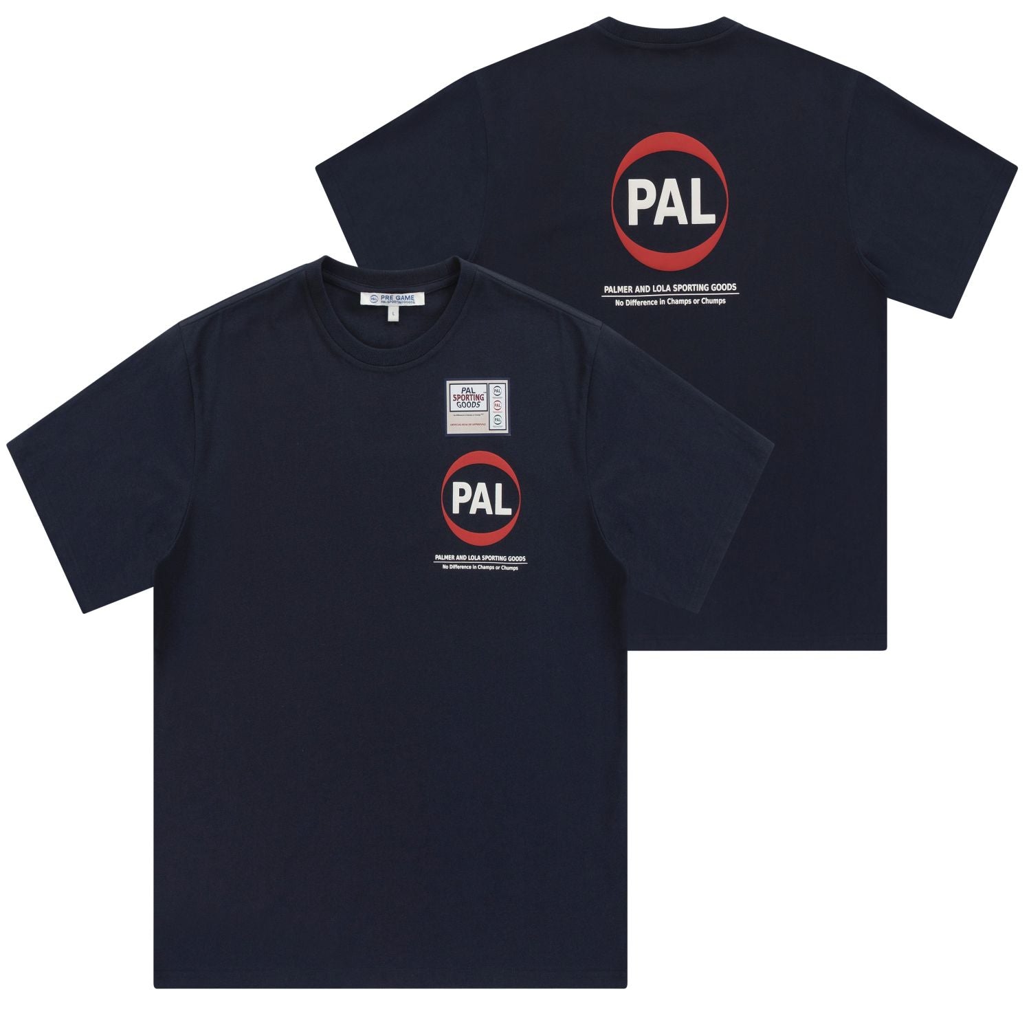 PAL Sporting Goods Pre Game T-shirt Navy