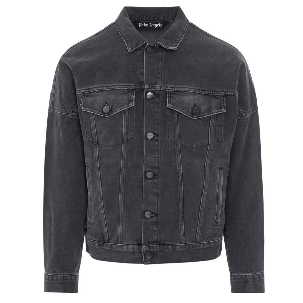 Palm Angels Backlogo Spijkerjas Zwart
