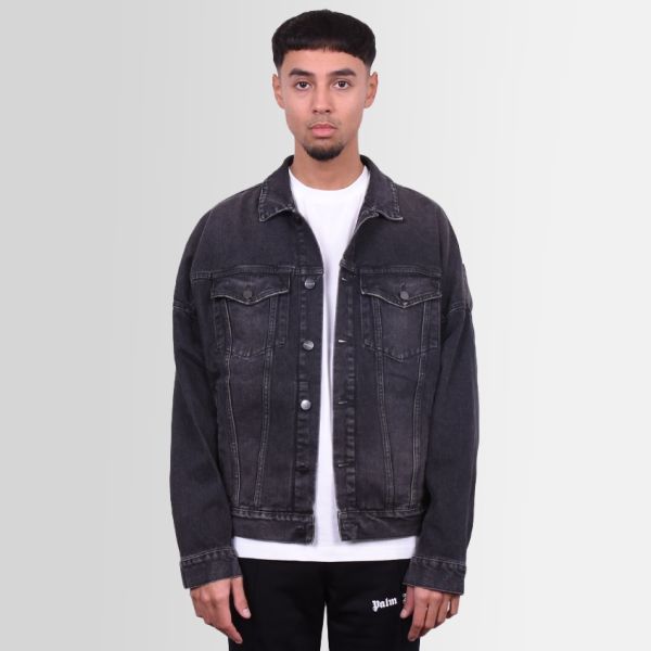 Palm Angels Backlogo Spijkerjas Zwart