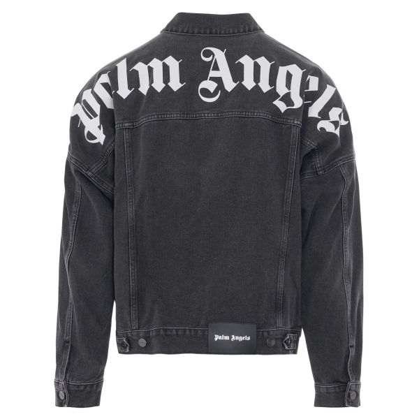 Palm Angels Backlogo Spijkerjas Zwart