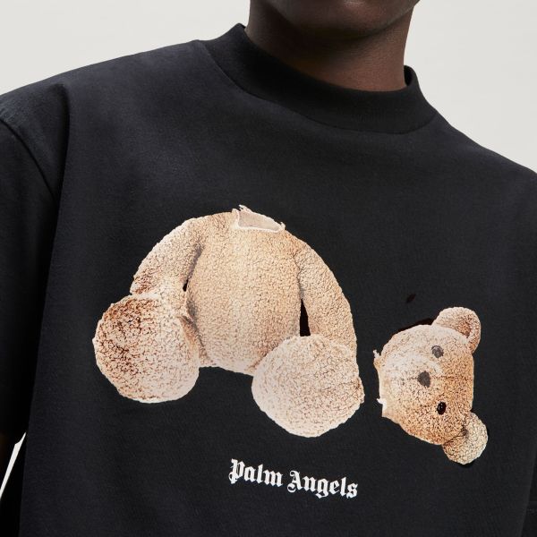 Palm Angels Bear T-shirt Zwart