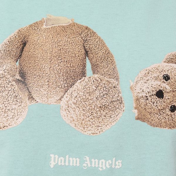 Palm Angels Bear T-shirt Licht Blauw