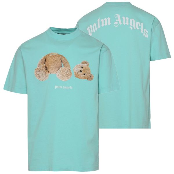 Palm Angels Bear T-shirt Licht Blauw