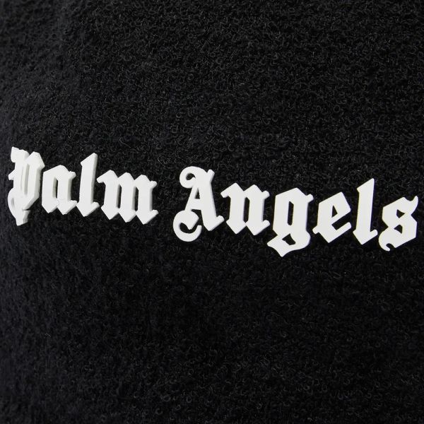 Palm Angels Boucle Logo Bucket Hat Zwart