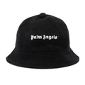 Palm Angels Boucle Logo Bucket Hat Zwart