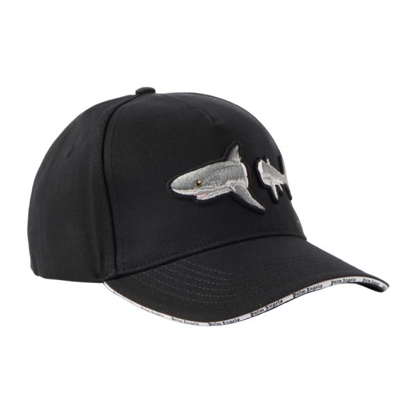 Palm Angels Broken Shark Cap Zwart
