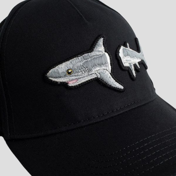 Palm Angels Broken Shark Cap Zwart