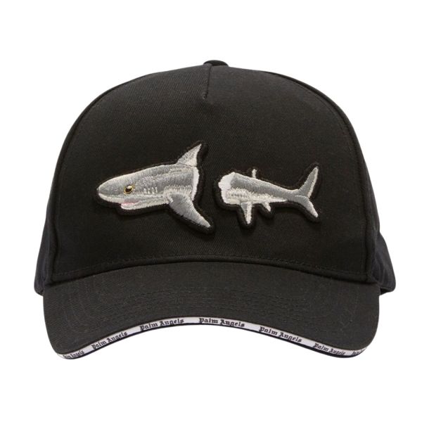 Palm Angels Broken Shark Cap Zwart