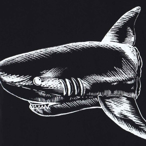 Palm Angels Broken Shark Classic T-shirt Zwart