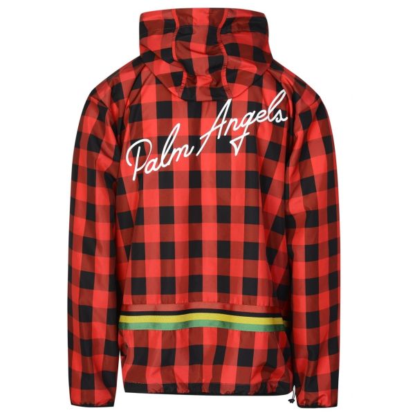 Palm Angels Buffalo Windbreaker Jas Rood