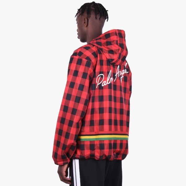 Palm Angels Buffalo Windbreaker Jas Rood
