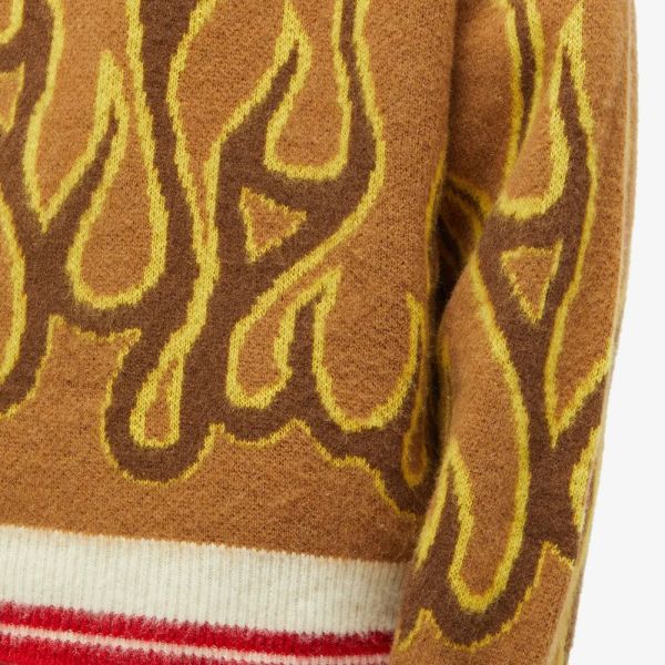 Palm Angels Burning Sweater Bruin