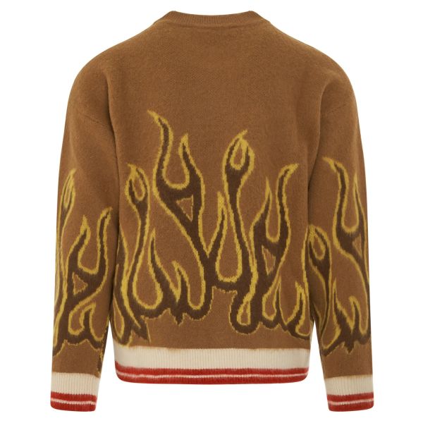Palm Angels Burning Sweater Bruin