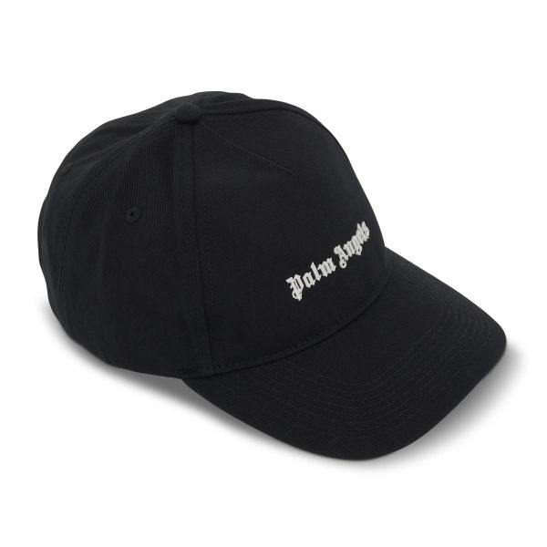Palm Angels Classic Logo Cap Zwart/Zilver