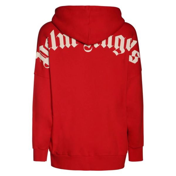Palm Angels Classic Logo Over Hoodie Rood