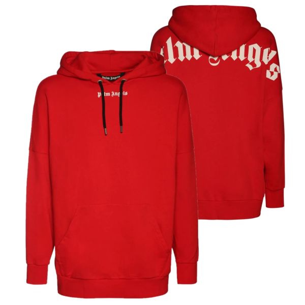 Palm Angels Classic Logo Over Hoodie Rood