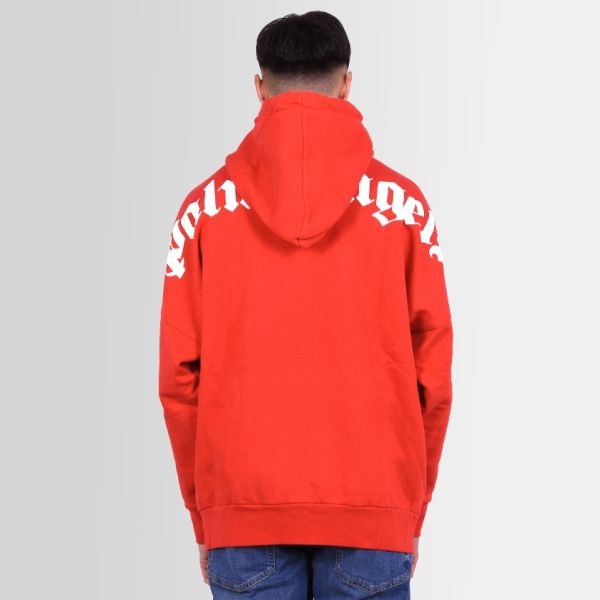 Palm Angels Classic Logo Over Hoodie Rood