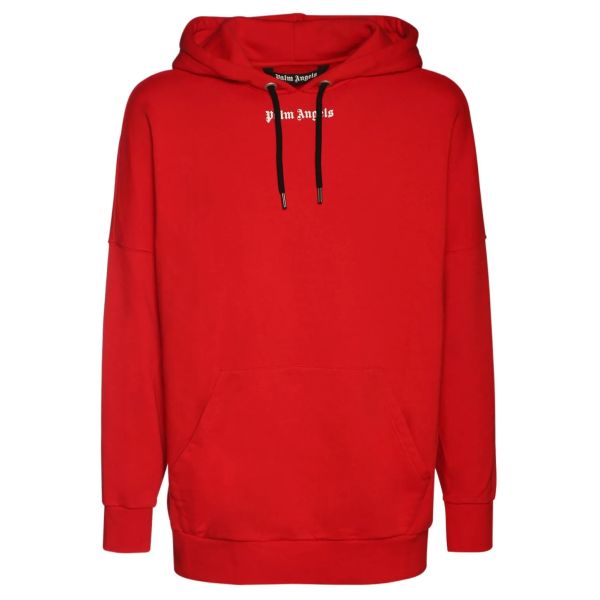 Palm Angels Classic Logo Over Hoodie Rood