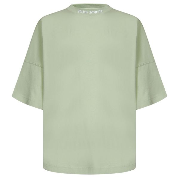 Palm Angels Classic Logo Over T-shirt Licht Groen