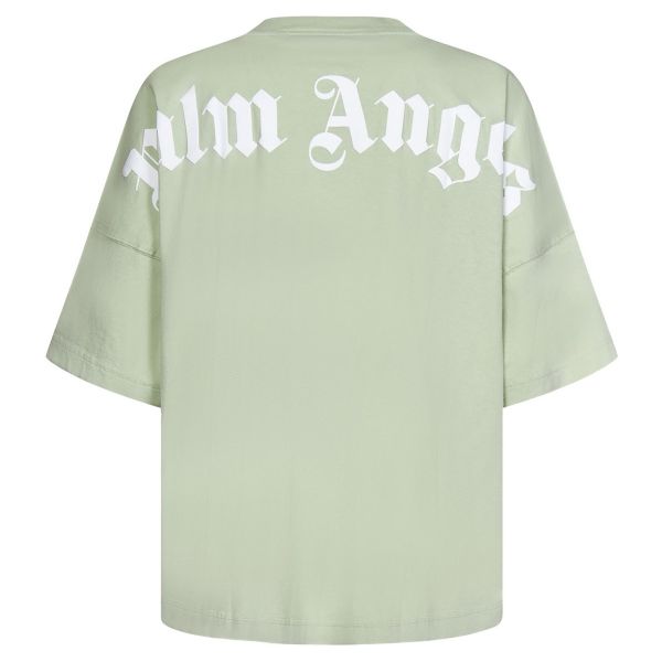 Palm Angels Classic Logo Over T-shirt Licht Groen